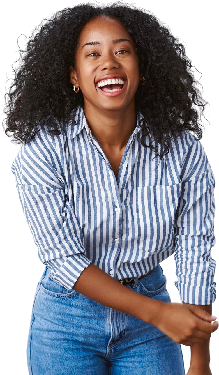 Femme souriante
